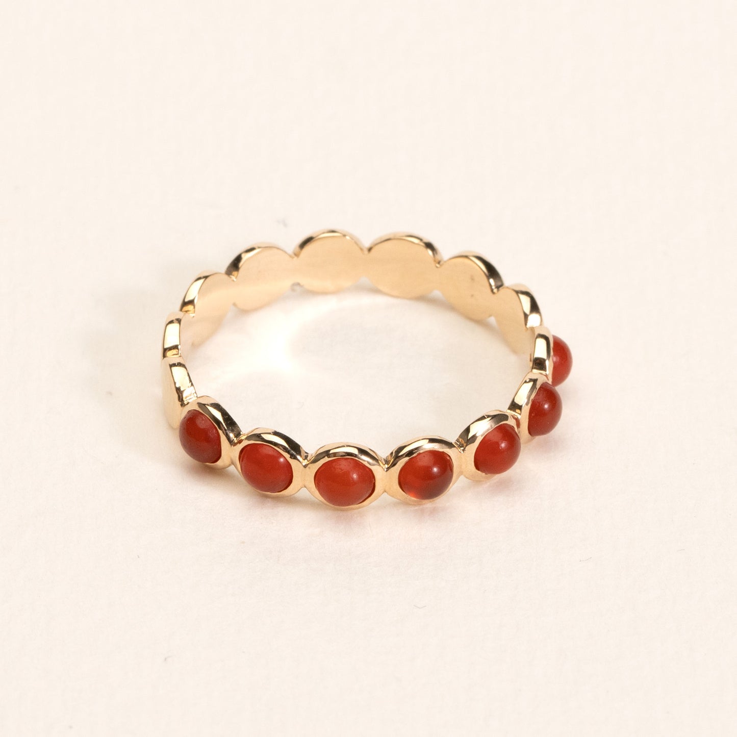 Bague Mimi - agate rouge