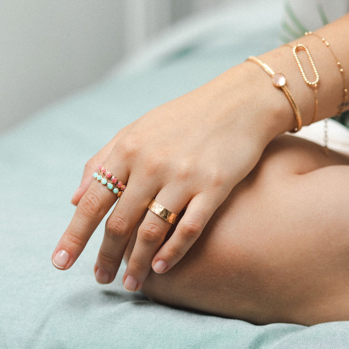 Bague Mimi - rhodonite