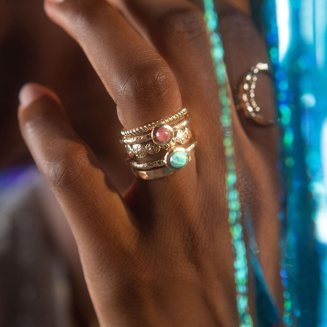 Bague Cloé - rhodonite
