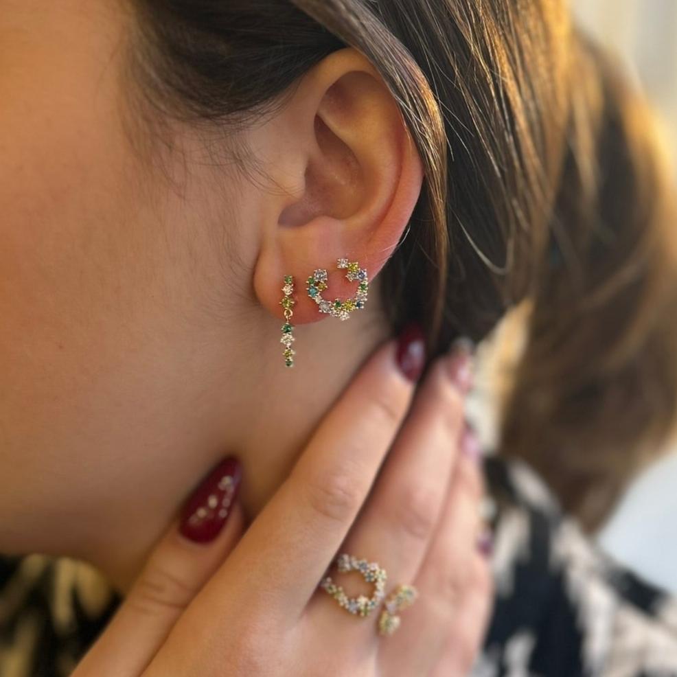 Boucles d'oreilles Néroli