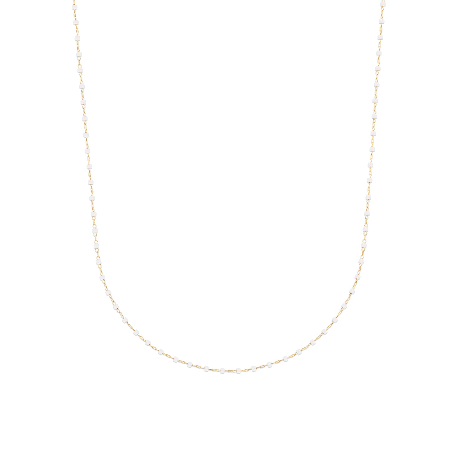 Collier Meryl - blanc