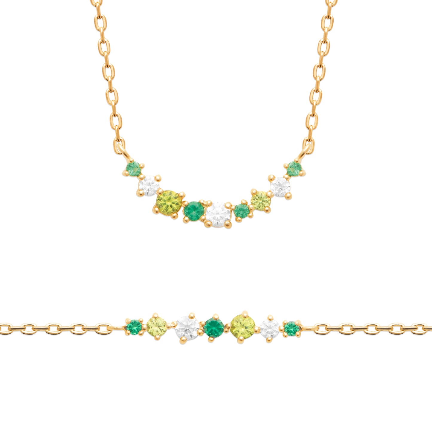 Collier Madelia - vert