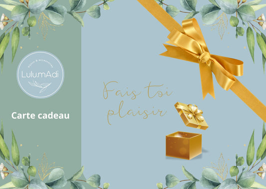 e-carte cadeau