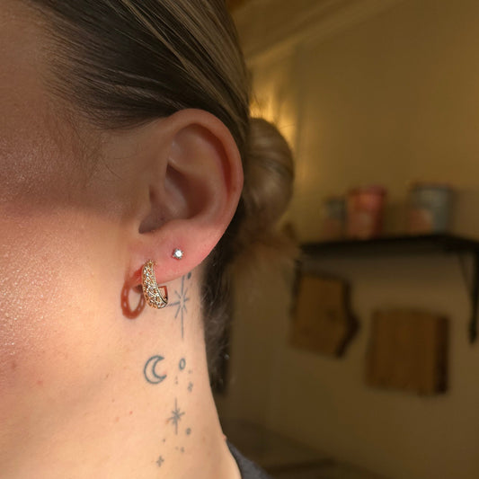 Boucles d'oreilles créoles Isalya