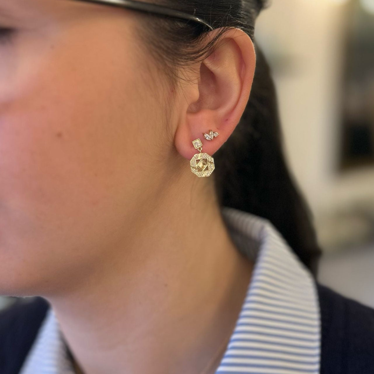 Boucles d'oreilles Luméa