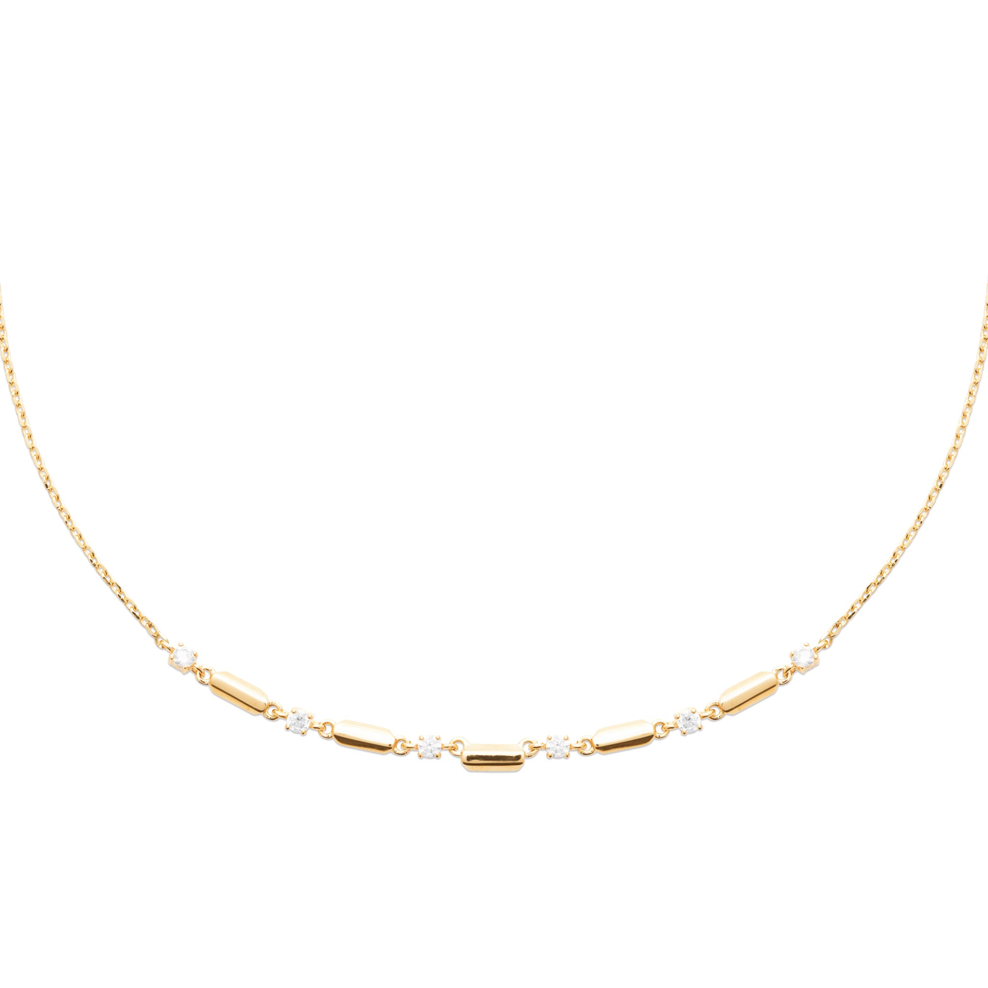 bracelet plaqué or 750 oxydes de zirconium